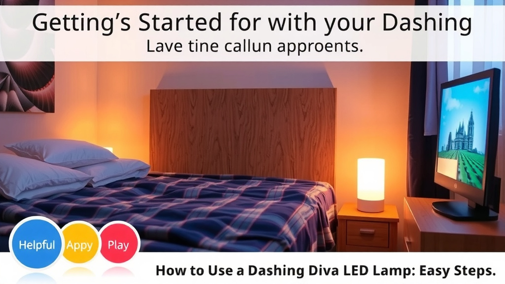 Getting Started with Your Dashing Diva LED Lamp