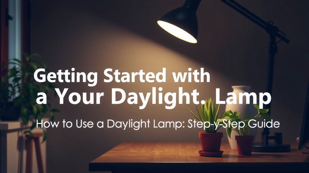 Getting Started with Your Daylight Lamp