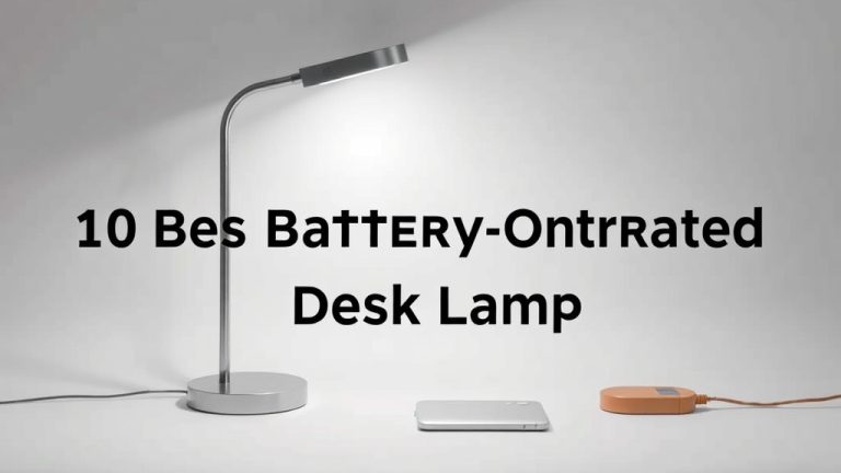 10 Best Battery Operated Desk Lamp [2026]