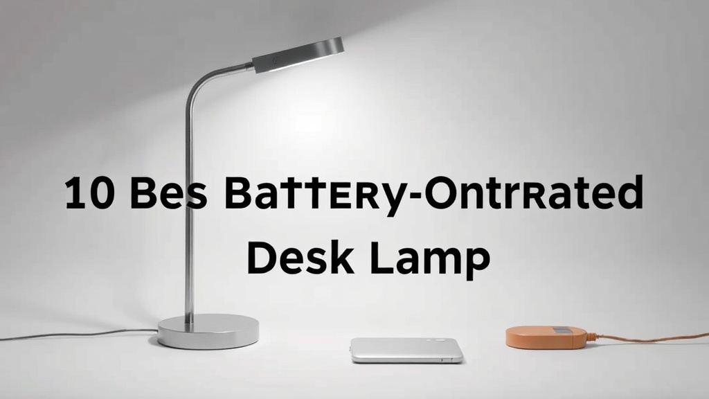 10 Best Battery Operated Desk Lamp [2026]