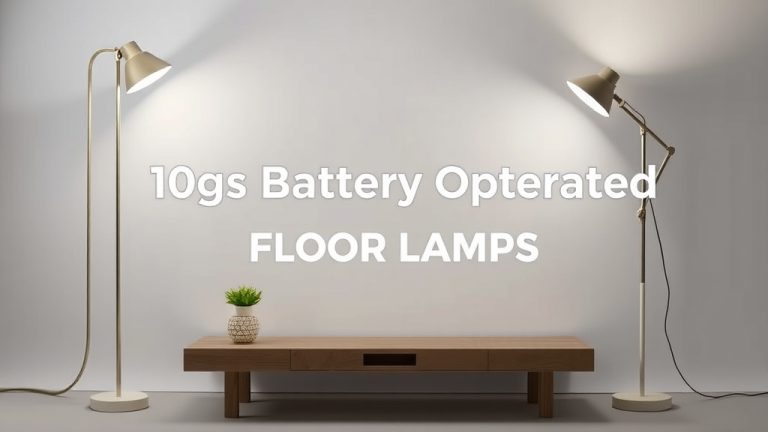 10 Best Battery Operated Floor Lamps [2026]
