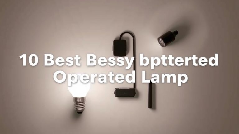 10 Best Battery Operated Lamp [2026]