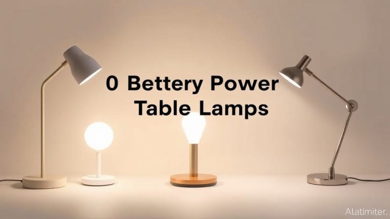10 Best Battery Powered Table Lamps [2026]