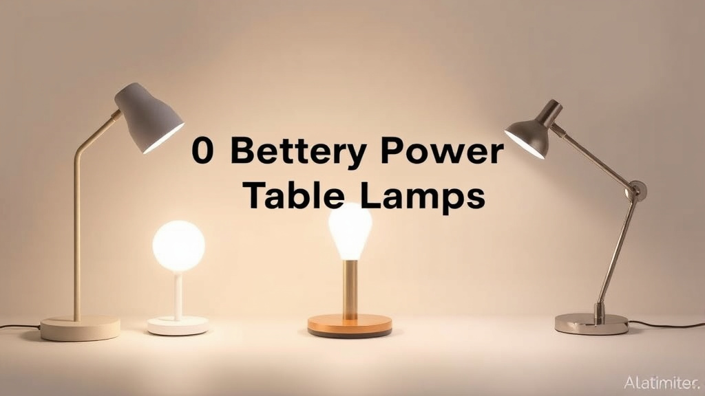 10 Best Battery Powered Table Lamps [2026]