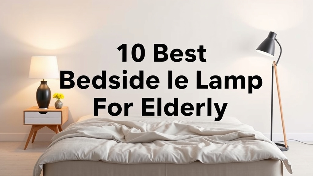 10 Best Bedside Lamp For Elderly [2026]