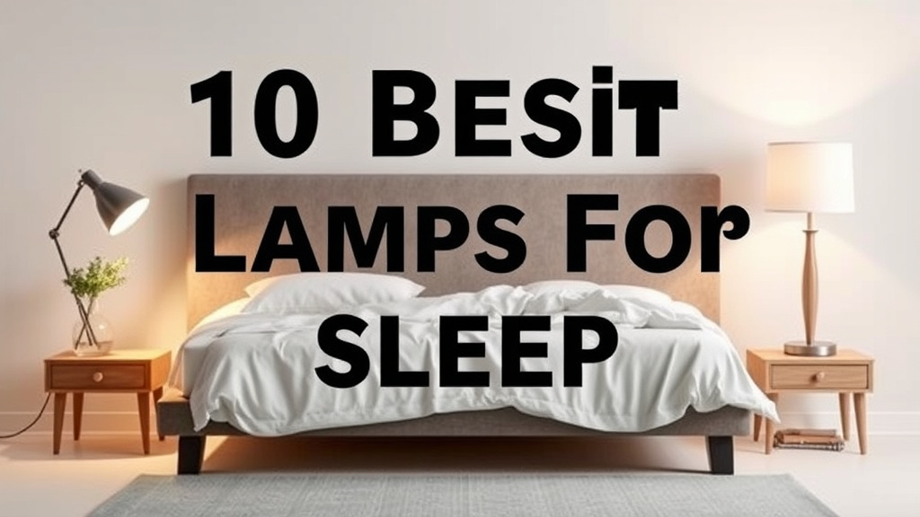 10 Best Bedside Lamps For Sleep [2026]