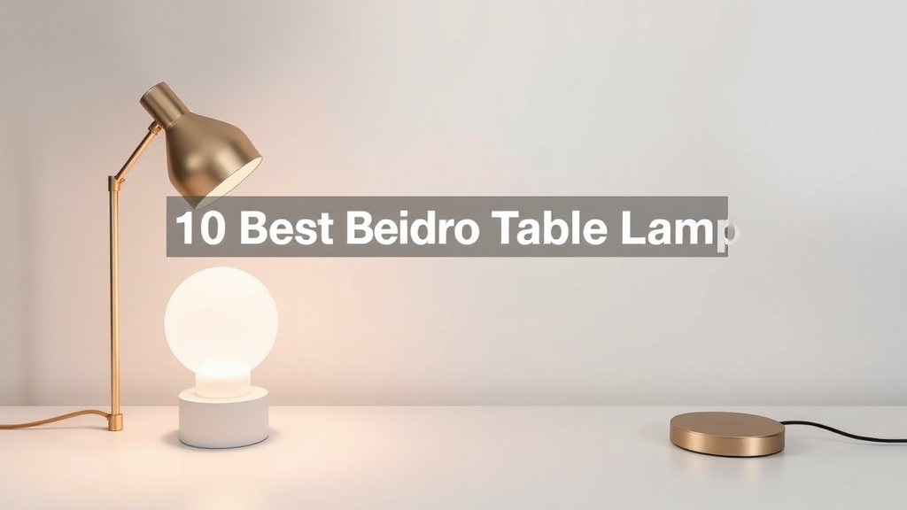 10 Best Bedside Table Lamp [2026]