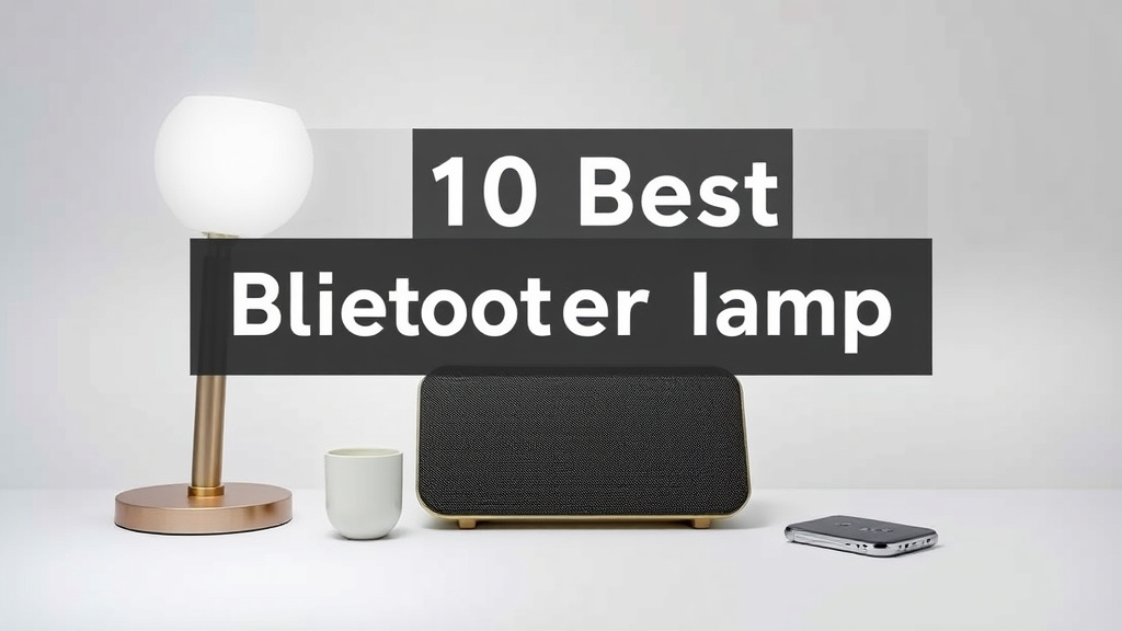 10 Best Bluetooth Speaker Lamp [2026]
