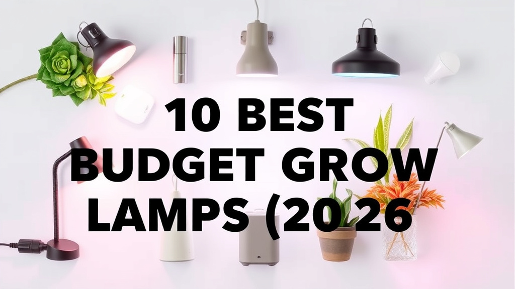 10 Best Budget Grow Lamps [2026]