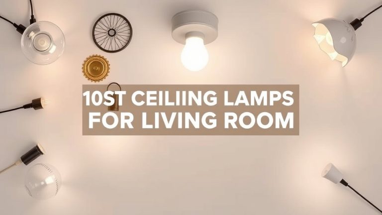 10 Best Ceiling Lamps For Living Room [2026]