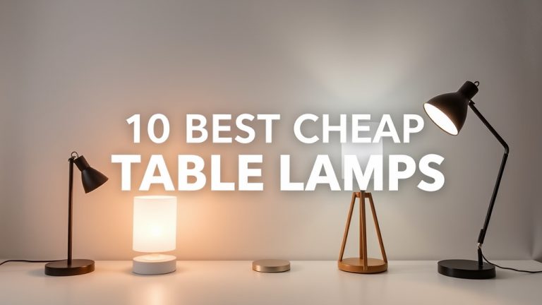10 Best Cheap Table Lamps [2026]