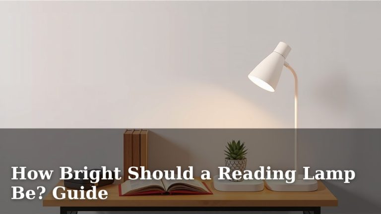 How Bright Should a Reading Lamp Be? Guide