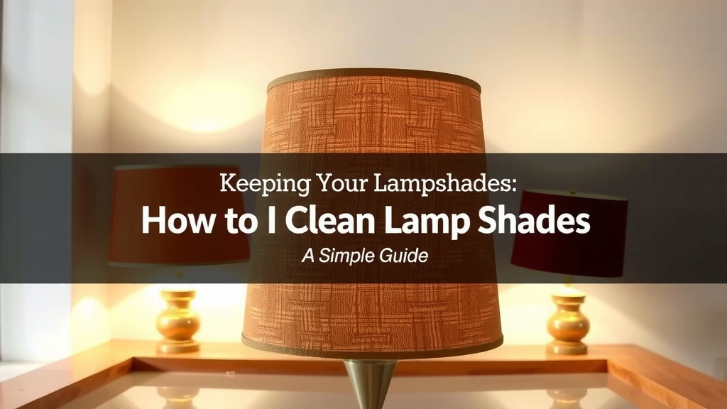 Keeping Your Lampshades Sparkling Clean