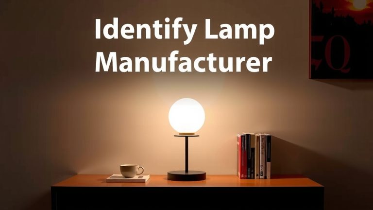 Identify Your Lamp Manufacturer: A Step-by-Step Guide