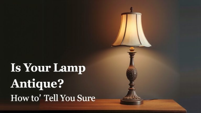 Is Your Lamp Antique? How to Tell for Sure