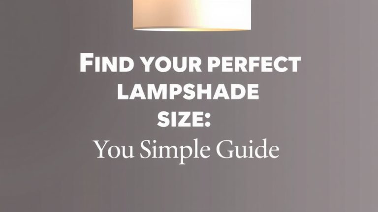 Find Your Perfect Lampshade Size: A Simple Guide