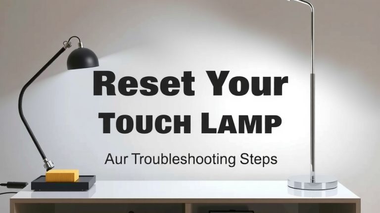 Reset Your Touch Lamp: Easy Troubleshooting Steps
