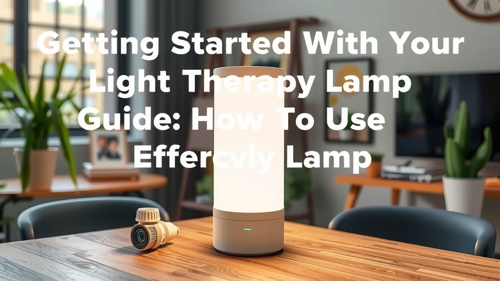 Getting Started with Your Light Therapy Lamp