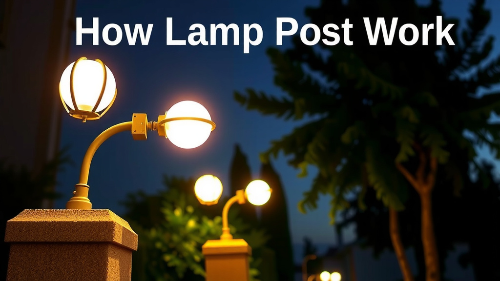 How Lamp Posts Illuminate Your Evenings
