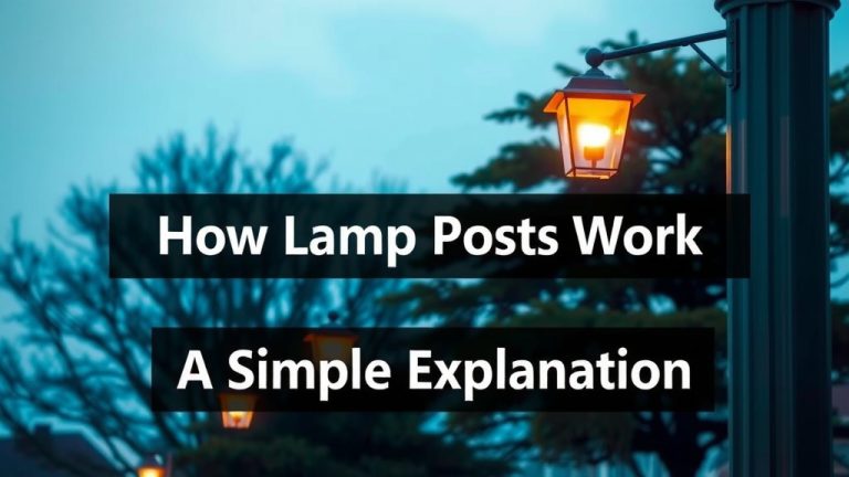How Lamp Posts Work: A Simple Explanation