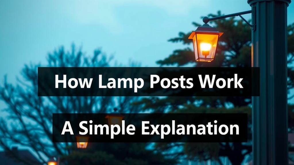 How Lamp Posts Work: A Simple Explanation