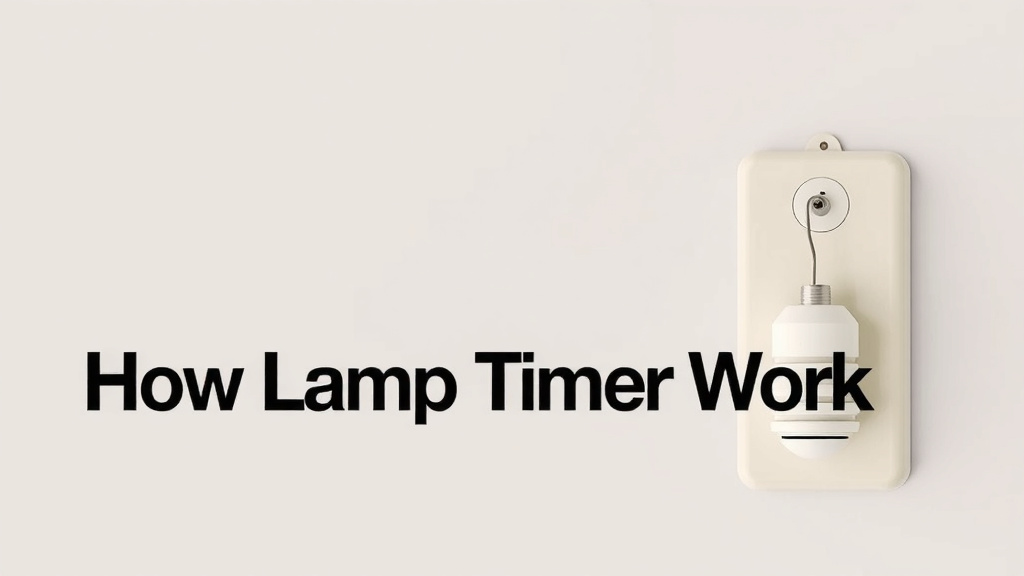Understanding How Lamp Timers Work
