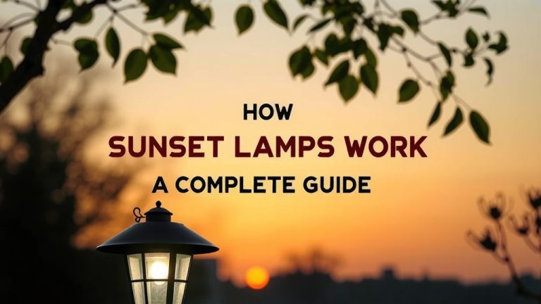 How Sunset Lamps Work: A Complete Guide
