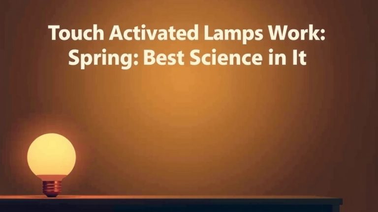 How Touch Activated Lamps Work: The Science Behind It
