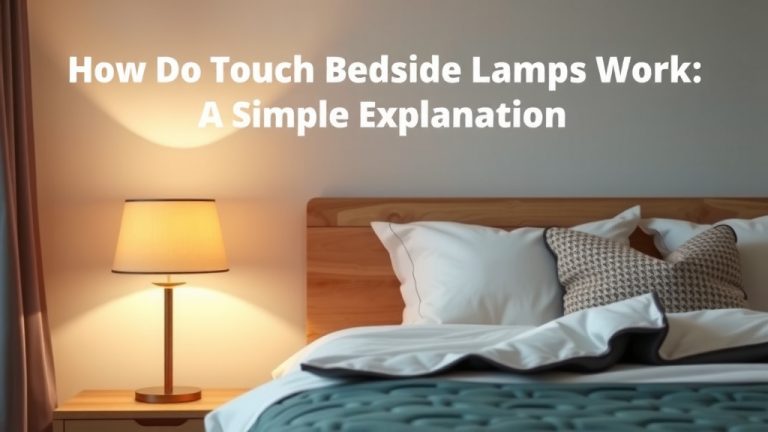 How Touch Bedside Lamps Work: A Simple Explanation