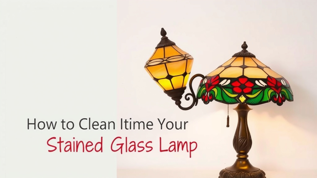 Clean Your Stained Glass Lamp Safely and Effectively