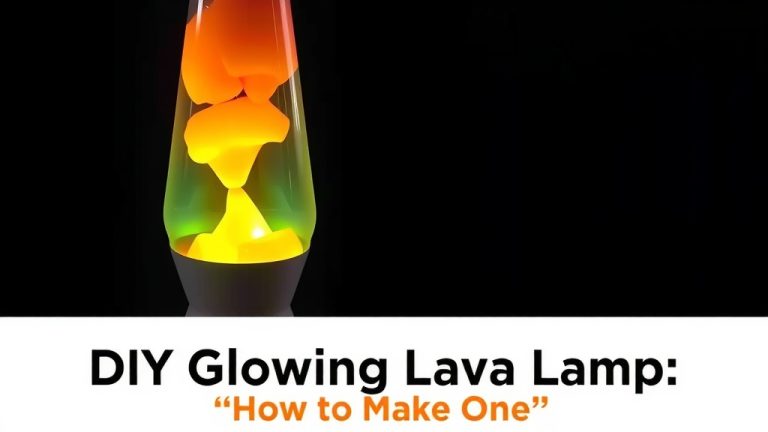 DIY Glowing Lava Lamp: How To Make One