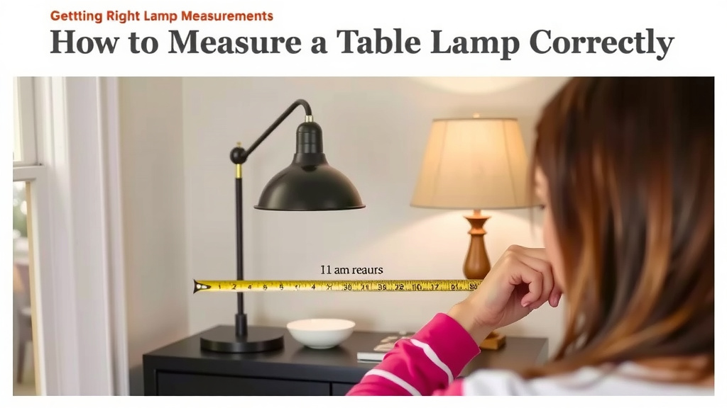 Getting the Right Lamp Measurements for Your Space