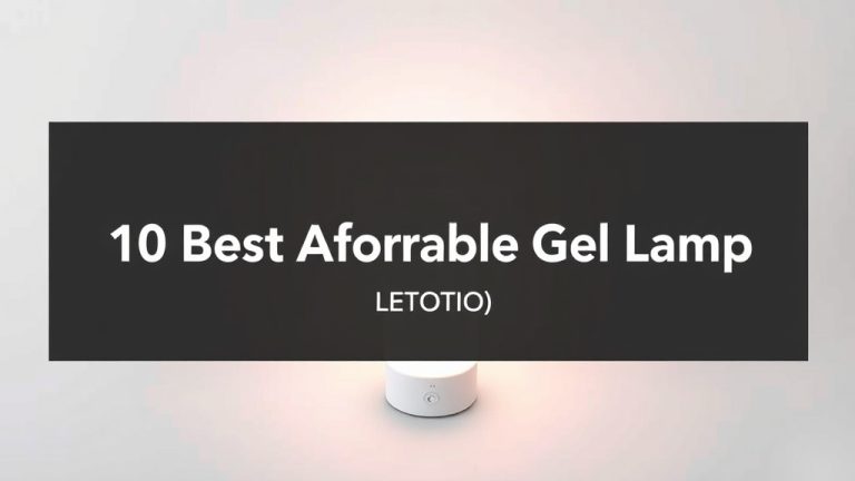 10 Best Affordable Gel Lamp [2026]