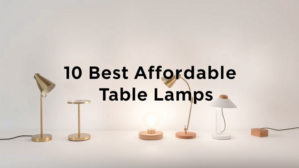 10 Best Affordable Table Lamps [2026]