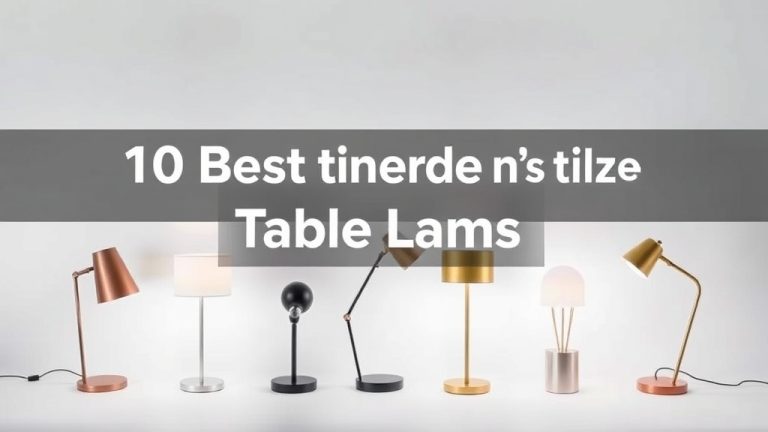 10 Best Contemporary Table Lamps [2026]