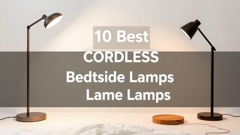 10 Best Cordless Bedside Lamps [2026]