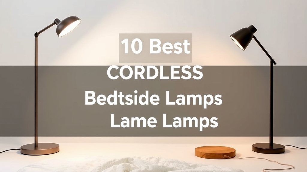 10 Best Cordless Bedside Lamps [2026]