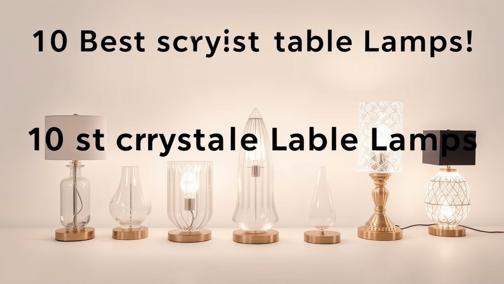 10 Best Crystal Table Lamps [2026]