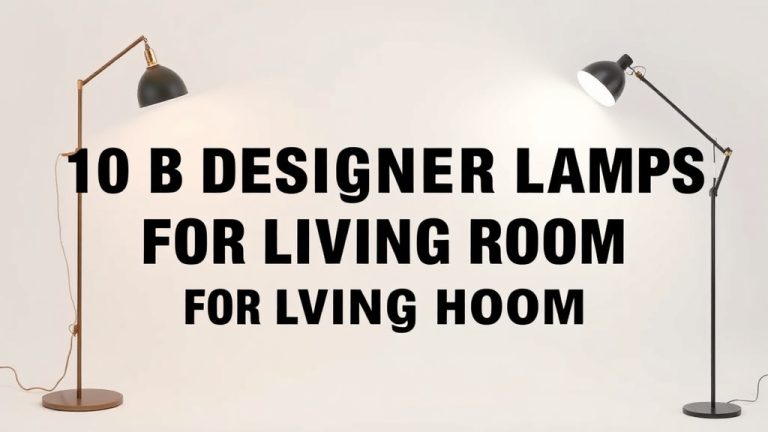 10 Best Designer Floor Lamps For Living Room [2026]