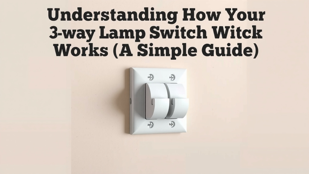 Understanding How Your 3-Way Lamp Switch Works