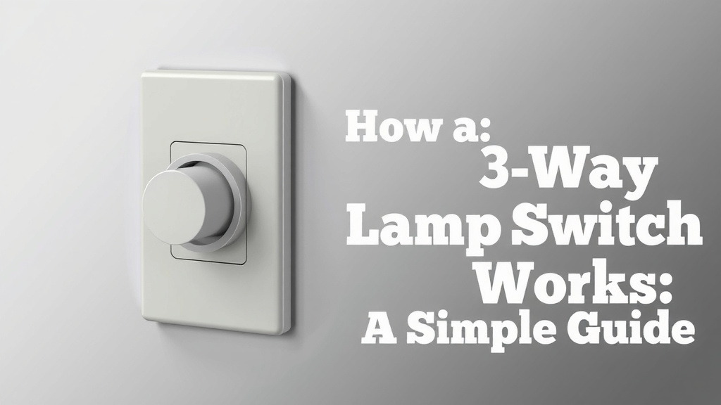 How a 3-Way Lamp Switch Works: A Simple Guide