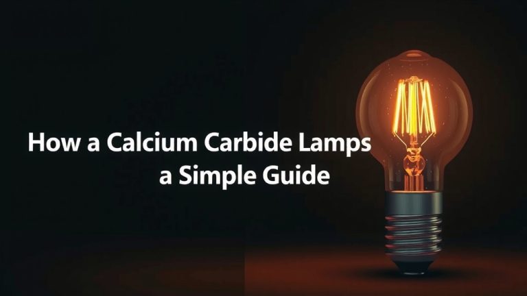 How Calcium Carbide Lamps Work: A Simple Guide