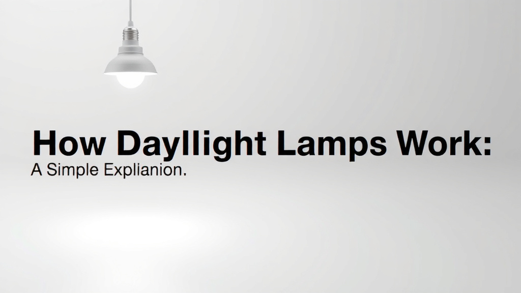 How Daylight Lamps Work: A Simple Explanation