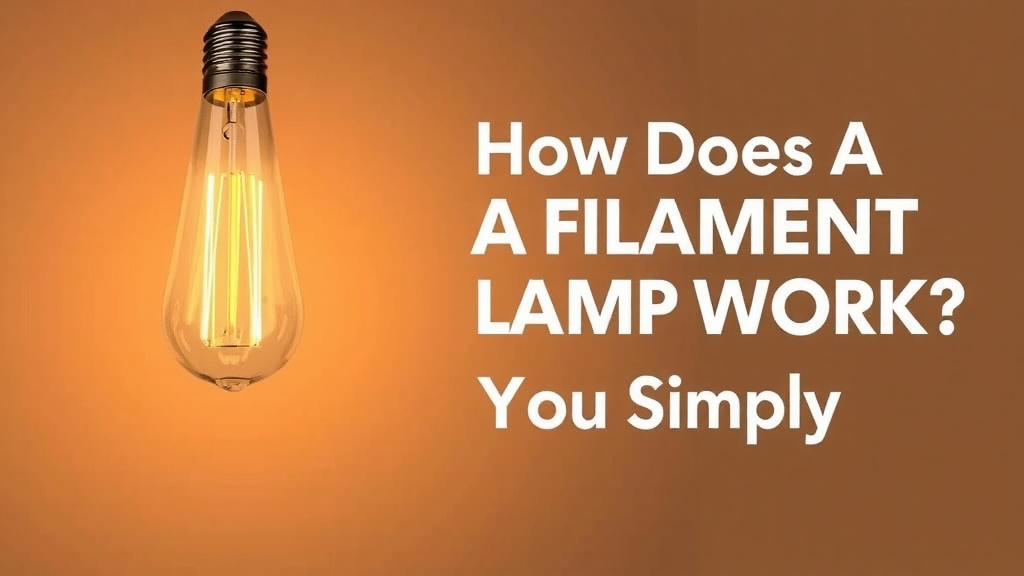 How Does a Filament Lamp Work Explained Simply
