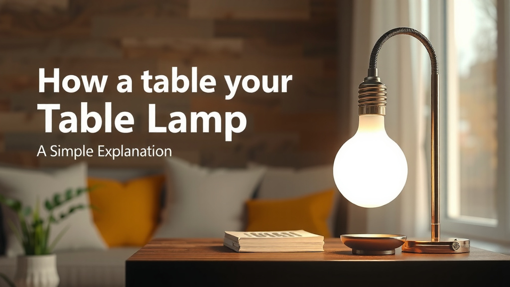 Understanding How Your Table Lamp Creates Light