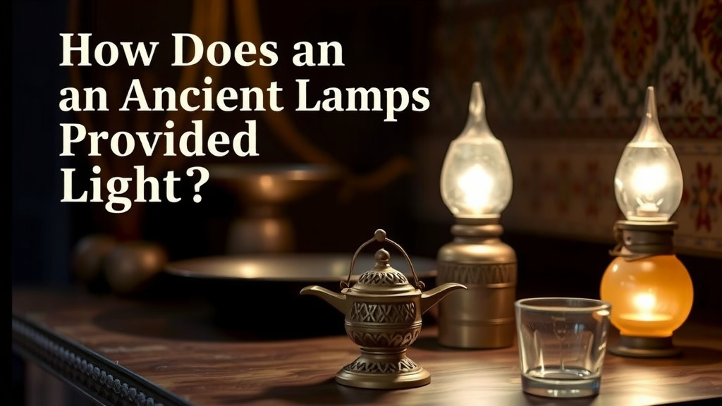 Understanding How Ancient Lamps Provided Light