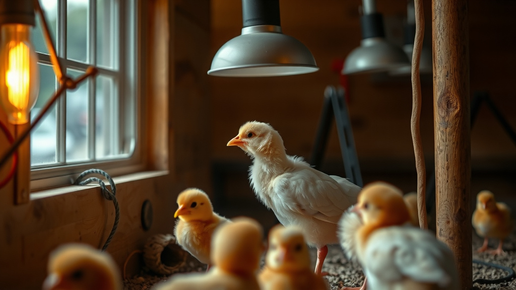 Setting the Right Heat Lamp Height for Your Chicks