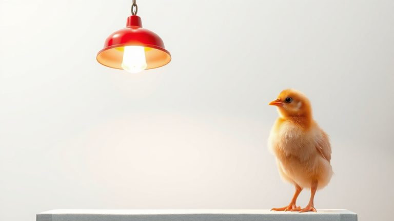How Far to Hang Heat Lamps for Chicks