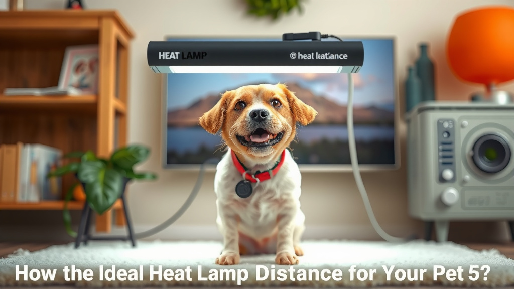 Finding the Ideal Heat Lamp Distance for Your Pet