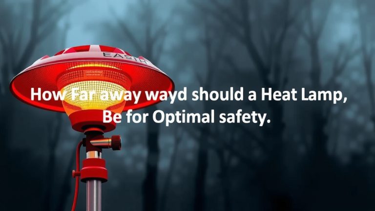 How Far Away Should a Heat Lamp Be for Optimal Safety